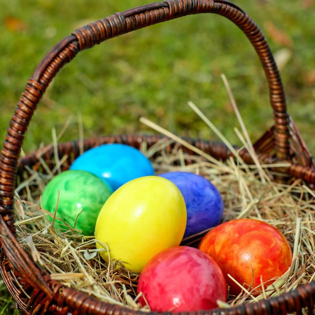 Easter Egg Basket - Parenting Hacks for an easter break